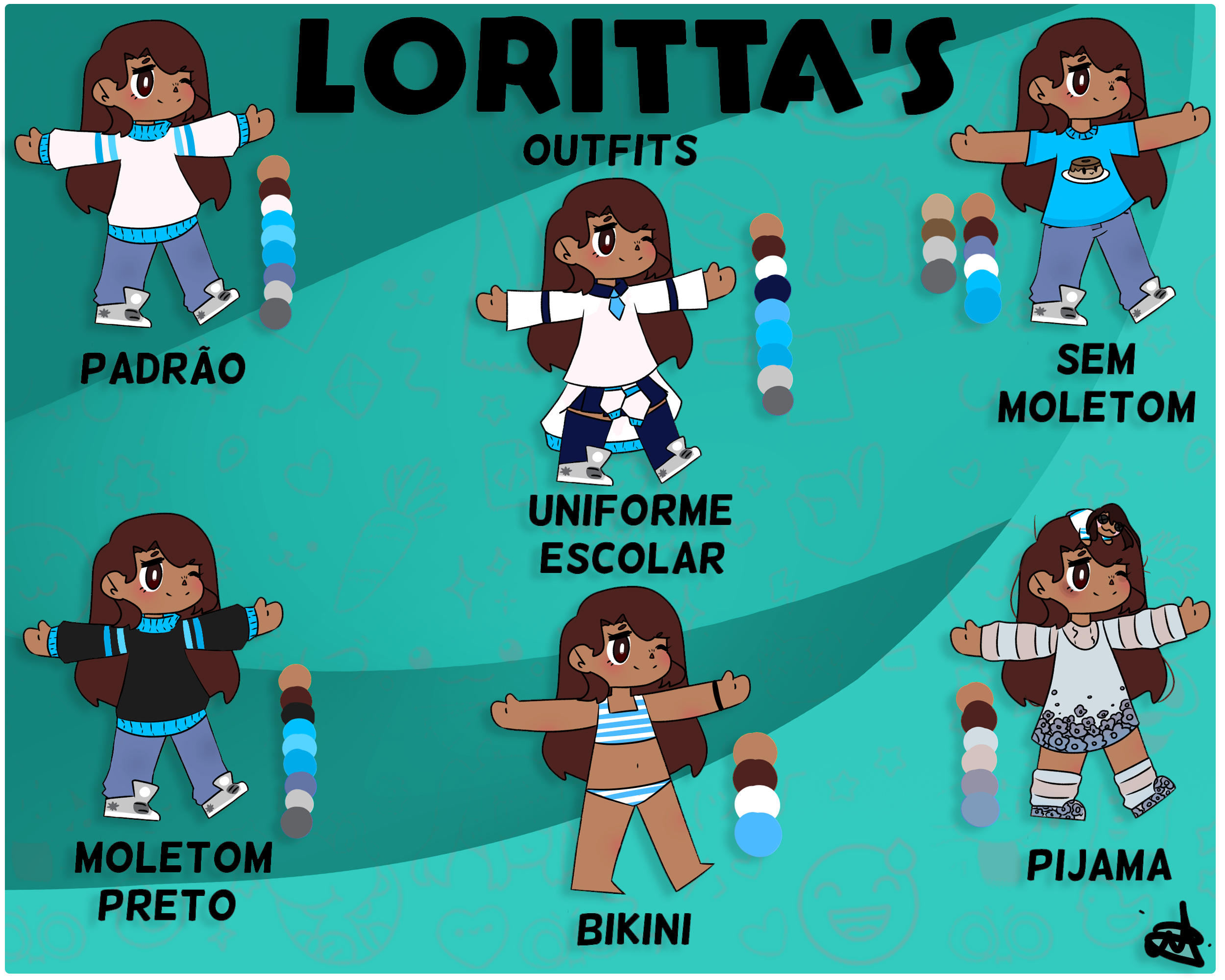 Reference Sheet feito pela Allouette